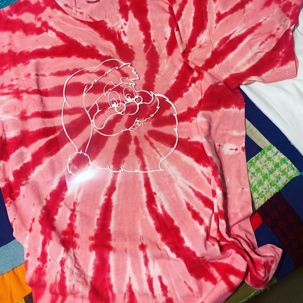 Tie-Dye Santa tee